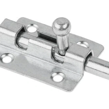 Шпингалет 40 мм, белый цинк STARFIX, арт.SMP-45718-1