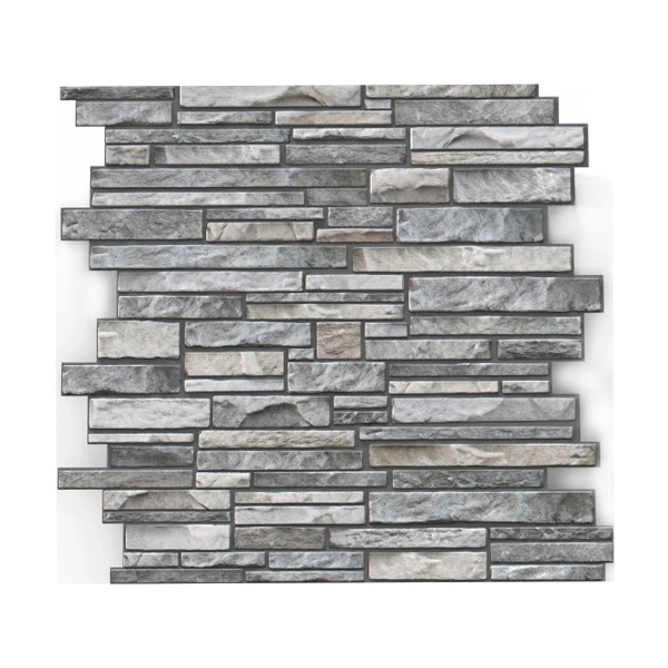 Панель ПВХ 0,3 самоклеящаяся серия "Эффект" камень «Сумерки» 4627198191332