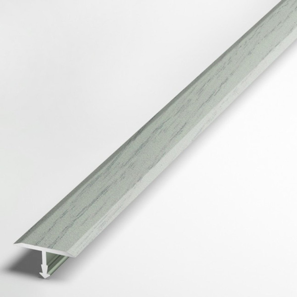 Профиль стыкоперекрывающий Т-образный 10.2700.R102 ольха серая