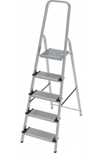 Лестница (стремянка) Новая Высота алюминиевая, ступень 130 мм, NV1117, 1x5