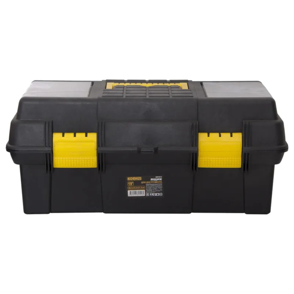 Ящик для инструмента пластмасс. 48.5х24.5х21.5 см (19") с лотком и органайз.20230 ТРЕК, арт.TR20230