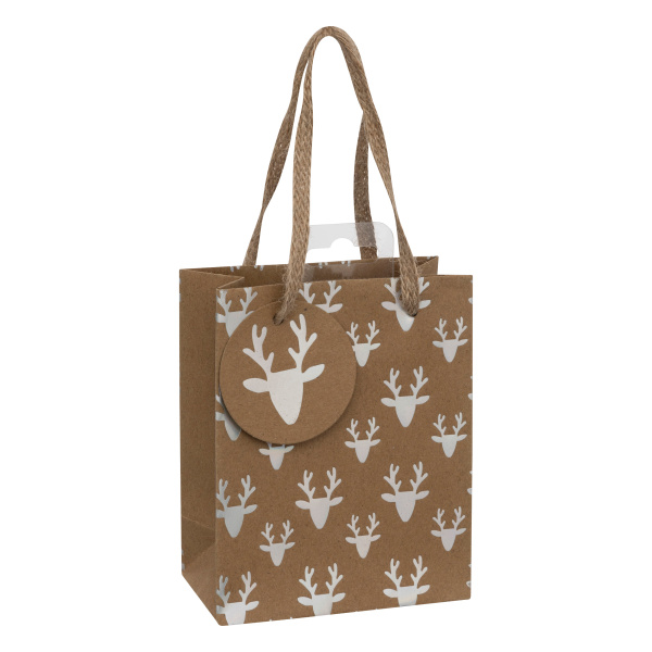 Пакет подарочный Atmosphera крафт MINI 191421