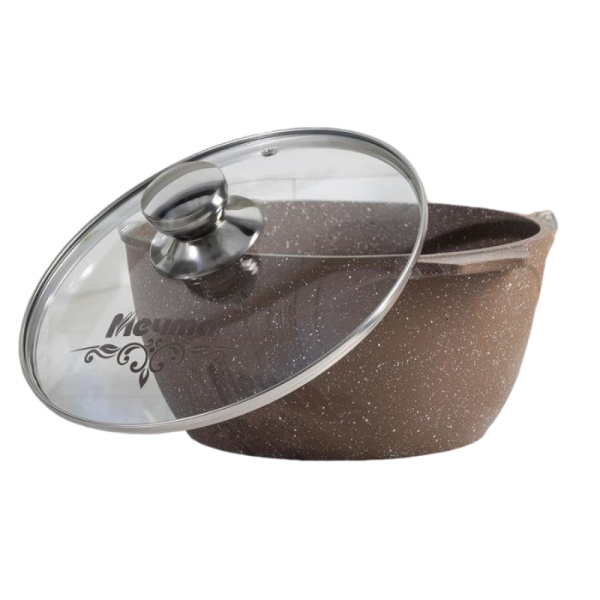 Кастрюля Мечта Гранит 4 л а/п Brown ст/кр 44806