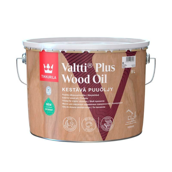 Масло VALTTI PLUS WOOD OIL EC 9л