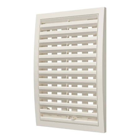 Решетка вентиляционная регулируемая АБС 200х300, 2030РРП Ivory,