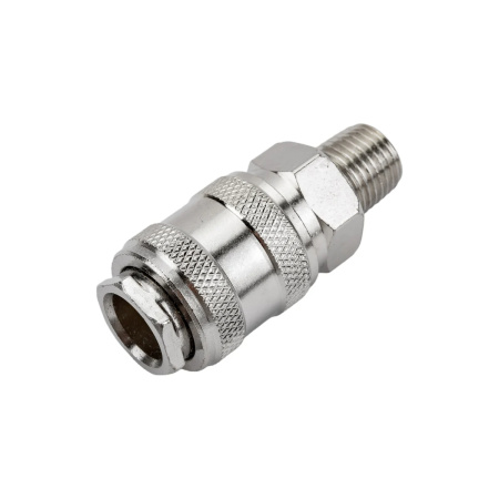 Соединение быстросъем. МАМА х нар. резьба 1/4" (сталь) ECO