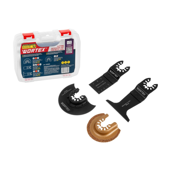 Набор аксессуаров для реноватора WORTEX 4 предмета в боксе (для резки), арт.1335553