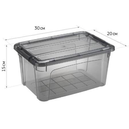 Ящик для хранения IDEA КИП с замками 5,7л М 2334