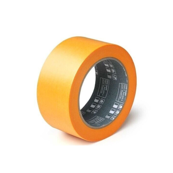 Лента рисовая Color Expert 50ммx50м золотая акрил.клей,UV60, 8,5мк,FSC