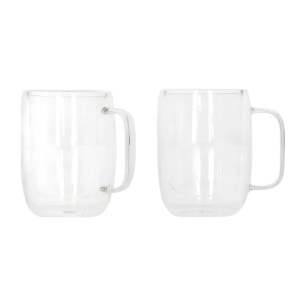 Набор кружек DH с двойным стеклом 300 мл 2 шт DW01-07