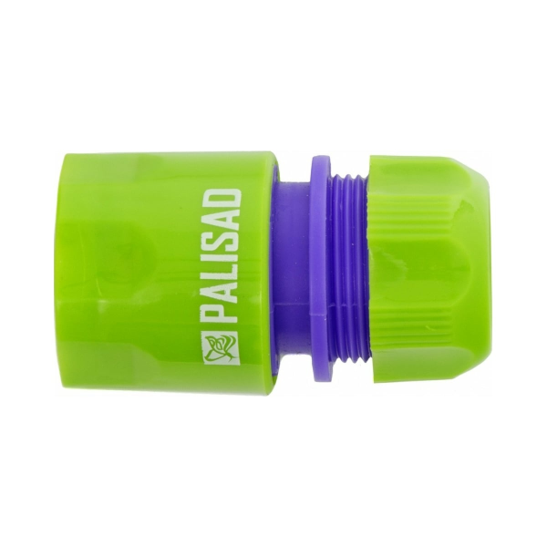 Соединитель пластмассовый быстросъемный для шланга 1/2"// Palisad