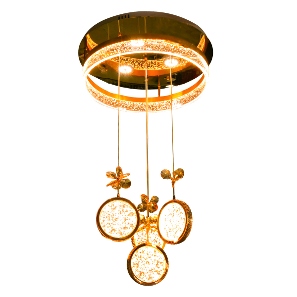 Люстра LED 5594-4 71 Вт - 450 мм Золото