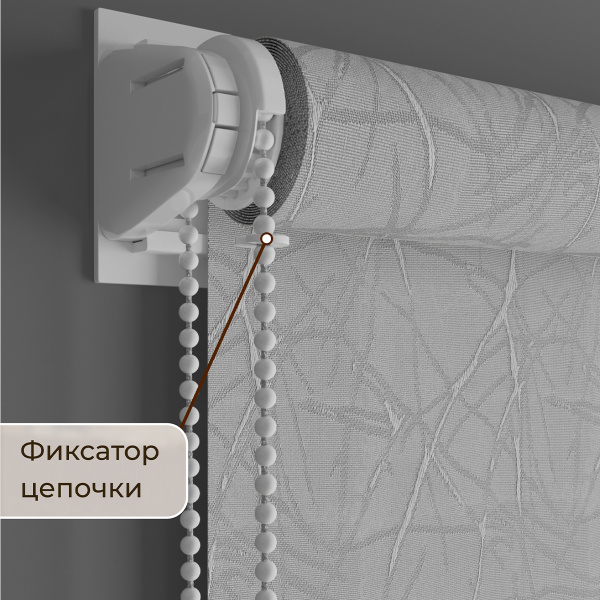 Штора рулонная Toscana Жаккард 73*170 см Туманный Альбион с/з 80%