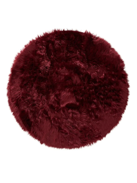 Шкура декоративная D38см maroon 440324 Kmg
