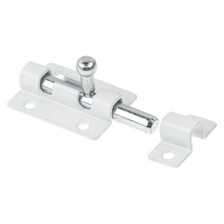 Шпингалет 40 мм, белый STARFIX, арт.SMP-76607-1