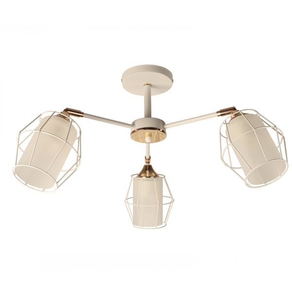 Люстра "Каскад" 131121 бел 3/Е27/60 К007540