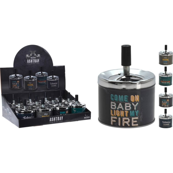 Пепельница металл 9х12 см 170482830 К