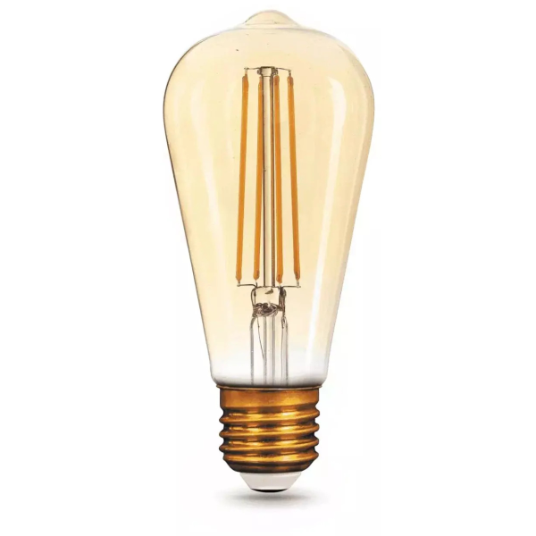 Лампа Gauss LED Filament ST64 Flexible 8W E27 740lm 2400K Golden 157802008