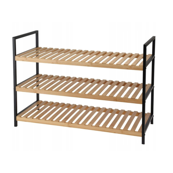 Полка для обуви 3 полки, бамбук 784630160 К
