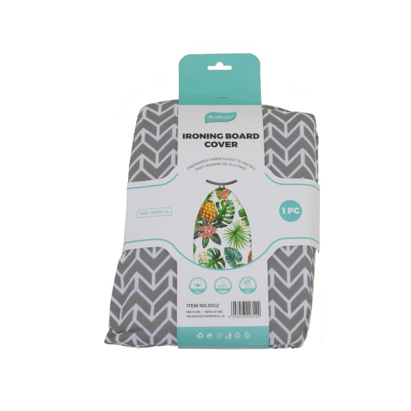 Чехол для гладильной доски 140х50см двухслойный 2 цв. в ассорт. CN
