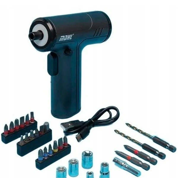 Шуруповерт-отвертка MD-8728, набор из 29 предметов