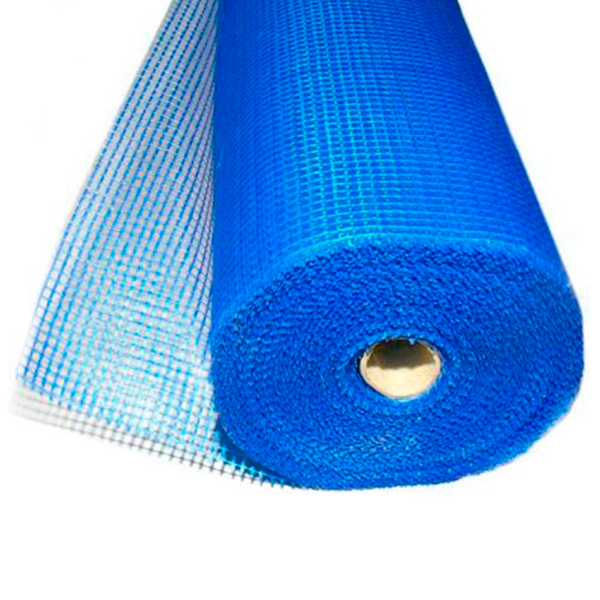 Сетка стеклотканевая фасадная ячейка 5*5 , 1м*50м, плотность 145 гр/м2