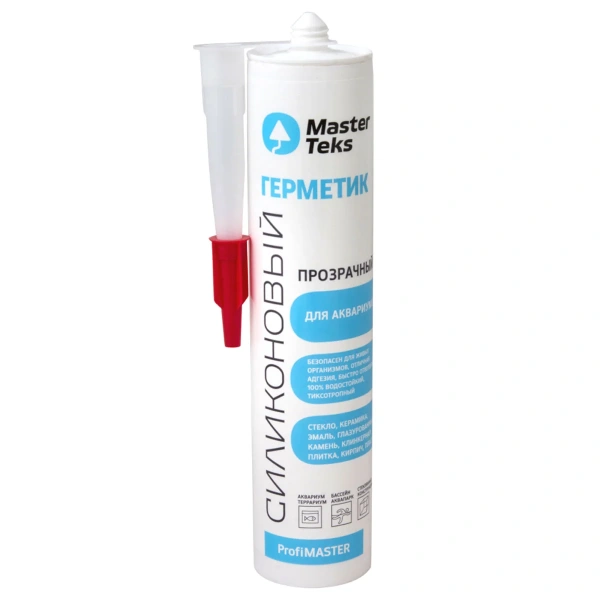 MasterTeks PM герметик силиконовый для аквариумов 0,29 прозрачный