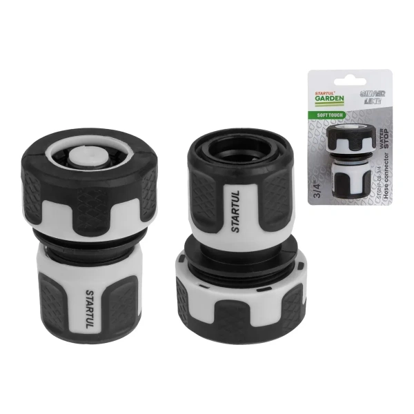 Муфта быстросъемная 3/4" с автостоп. STARTUL GARDEN (ST6017-08-3/4), арт.ST6017-08-3/4