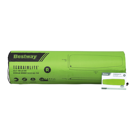 Матрас для кемпинга самонадувающийся BESTWAY TerrainLite 183х51x2,5 см 69620