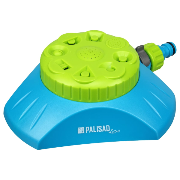 Распылитель-дождеватель, 8 режимов, с регулировкой, утяжеленная база, LUXE// Palisad