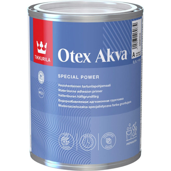 Грунт Tikkurila OTEX AKVA A 0,9л Грунт Tikkurila OTEX AKVA A 0,9л