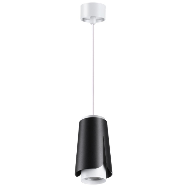 Светильник  OVER NT22 черный накладной, провод 2м IP20 GU10 9W 220V TULIP 370826