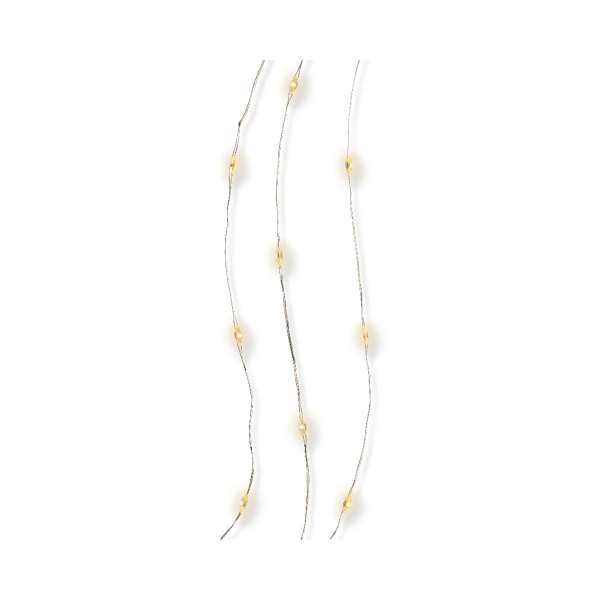 Микрогирлянда LED Капелька 45 см на батарейке CR2032 (в кпл.не входит)482375 Kmg