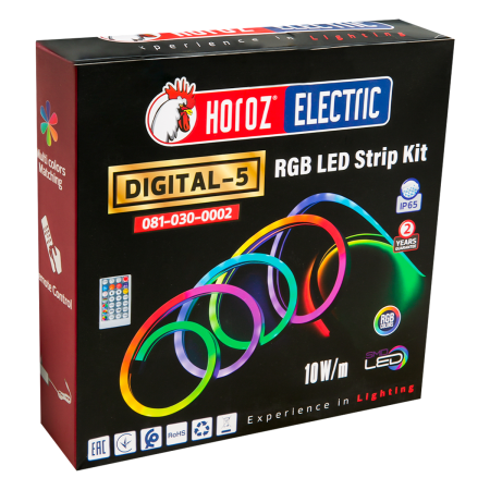 Лента светодиодная в комплекте с розеткой 081-030-0002 10M 220V/24V 10W 6MM / Степень защиты  IP65