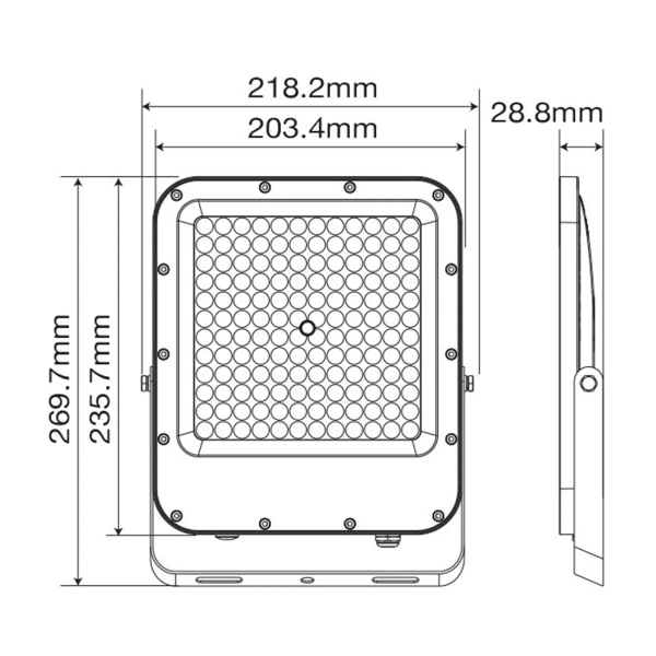 Прожектор светодиодный VT/RONA/100W/SMD/6000K/IP65/LED FLOODLIGHT