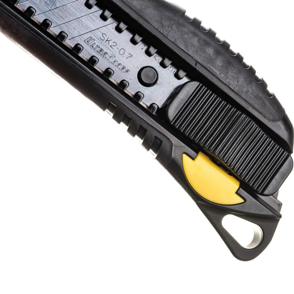 Нож Hanskonner HK1076-08-02, 18мм, обрезиненный корпус, быстрая разблокировка, лезвие SK2 0.7мм