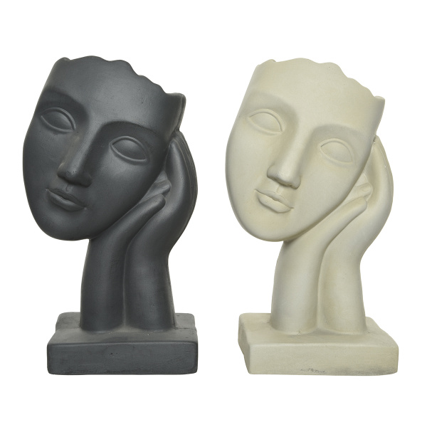 Кашпо Лицо 19х19х36 см 2 цвета в ассорт. Indoor/Outdoor 851182 Kmg