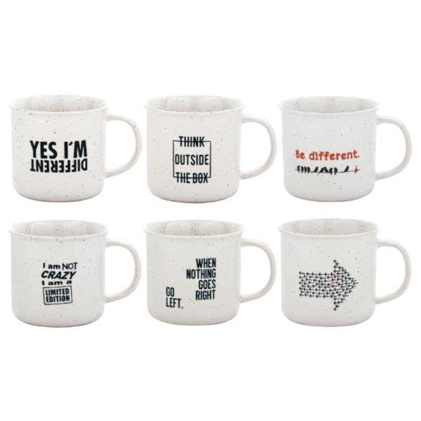 Кружка DH Affirmations 350мл 6 диз.T01-185E