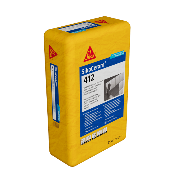 Клей Sika Ceram 412 для крупногабаритной плитки гориз. 25кг