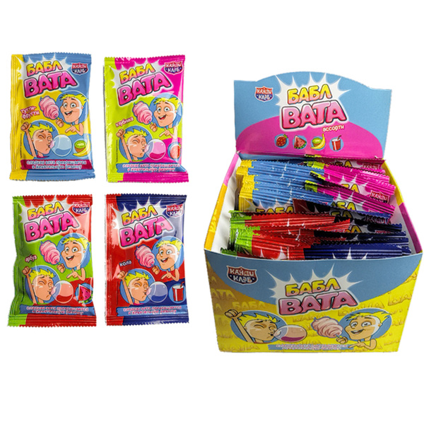 Сладкая вата Бабл Вата ассорти 5 гр