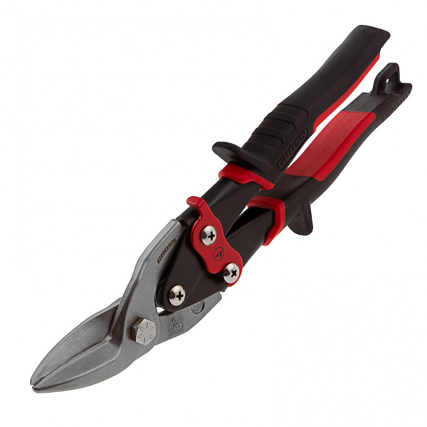 Ножницы GROSS по металлу PIRANHA 250мм прямой и левый рез сталь-СrMo двухкомп.рук-ки