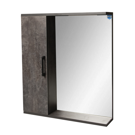 Шкаф-зеркало Neo 60 бетон