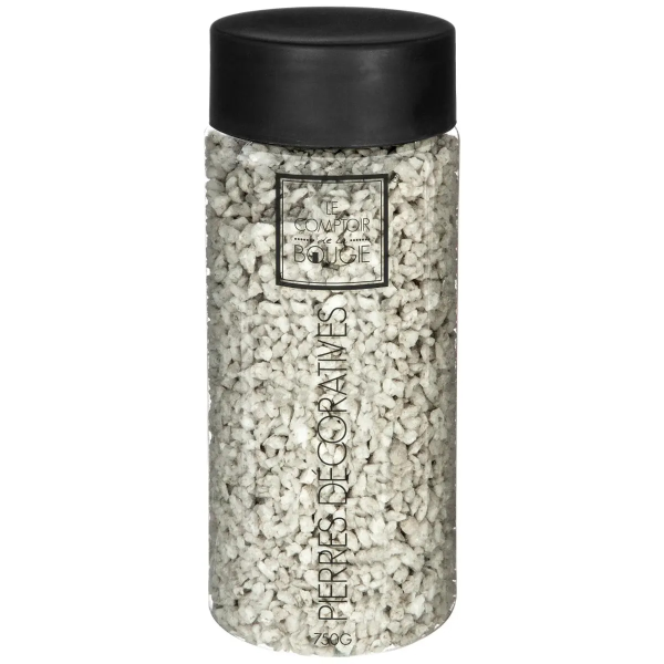 Галька декоративная Atmosphera 750 гр. цвет лен банка 155452B