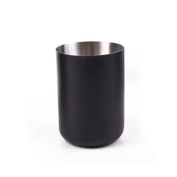 Стакан д/зубн. щеток металл черный B1034P-2