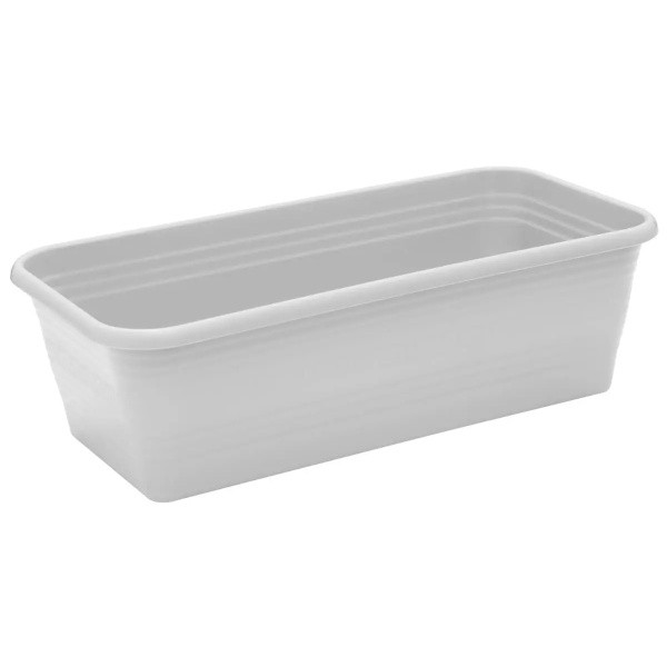 Ящик д/рассады "Декор" б/п 390*195*120мм Серый (30) С1129