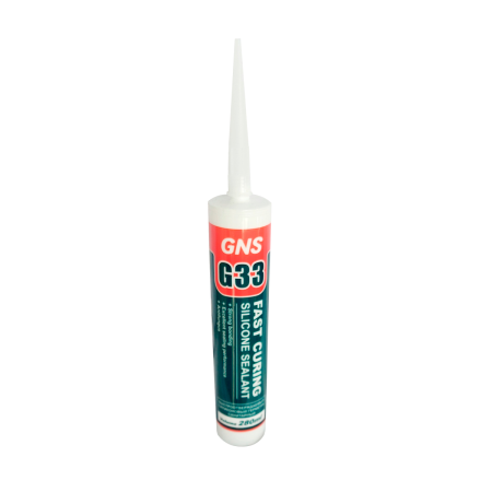 Герметик силиконовый GNS G33 Fast Curing 280 мл прозрачный (Transparent)