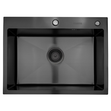 Мойка врезная SMARTECH BLACK 680x450x225
