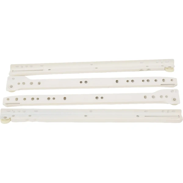 Направляющая роликовая 350 мм белая DS10 2 шт STARFIX, арт.SMF-10147 Направляющая роликовая 350 мм белая DS10 2 шт STARFIX, арт.SMF-10147