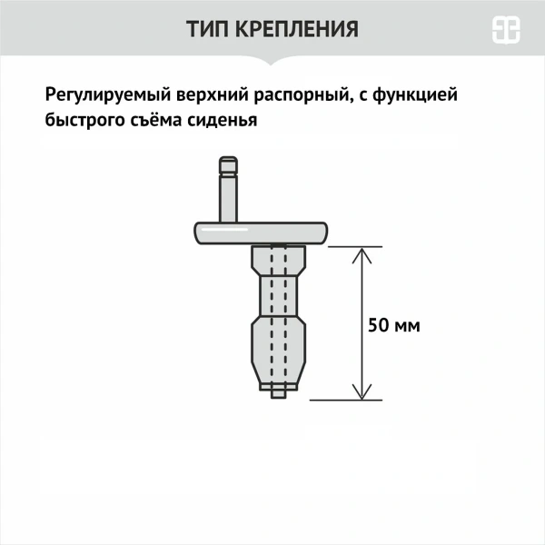 Сиденье BERGES дюропласт Real Slim SO крепление микролифт, быстросъем, металл арт.010303