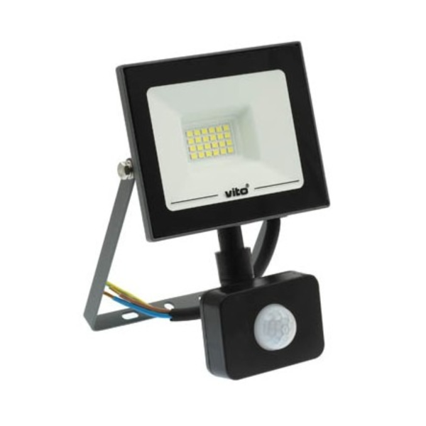 Прожектор светодиодный сенсорный VT/INDUS-S/30W/SMD/6000K/IP44/GEN3/SENSOR/LED FLD.